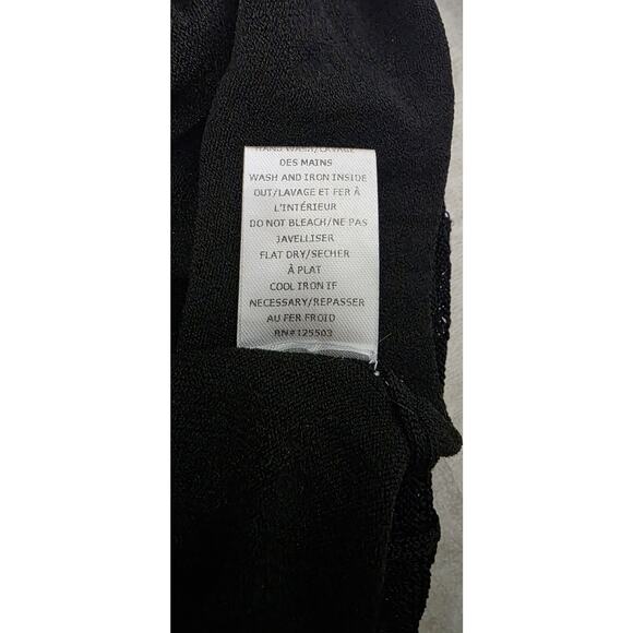 Ronny Kobo Women's Black Nova Dress Maxi Dress Stretchy Knitted Ruffle Sleeveles - Picture 6 of 13